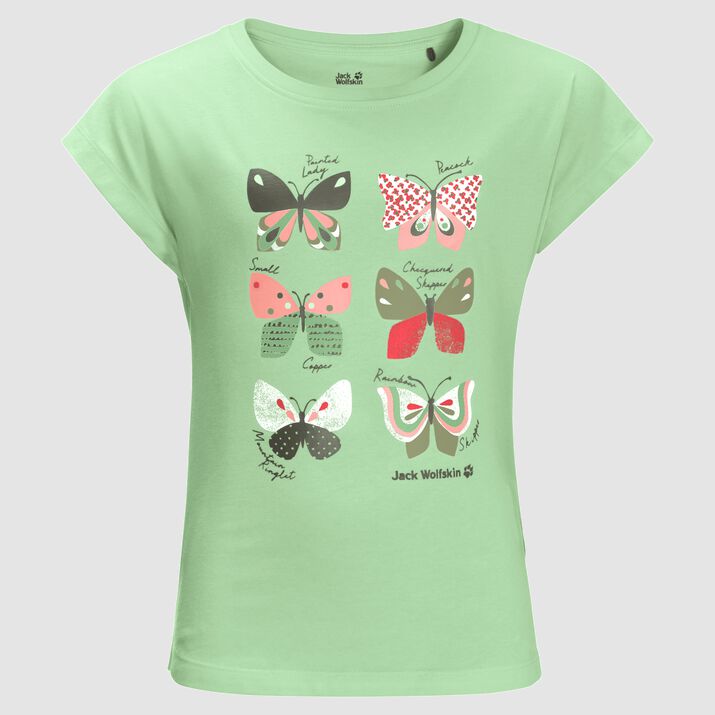 Jack Wolfskin Kids Butterflygirls T-shirt Green 923746DLQ